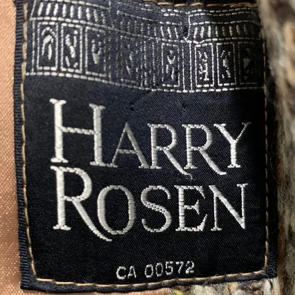 VINTAGE HARRY ROSEN DOUBLE BREAST TWEED TRENCH COATS SIZE M - Picture 16 of 16